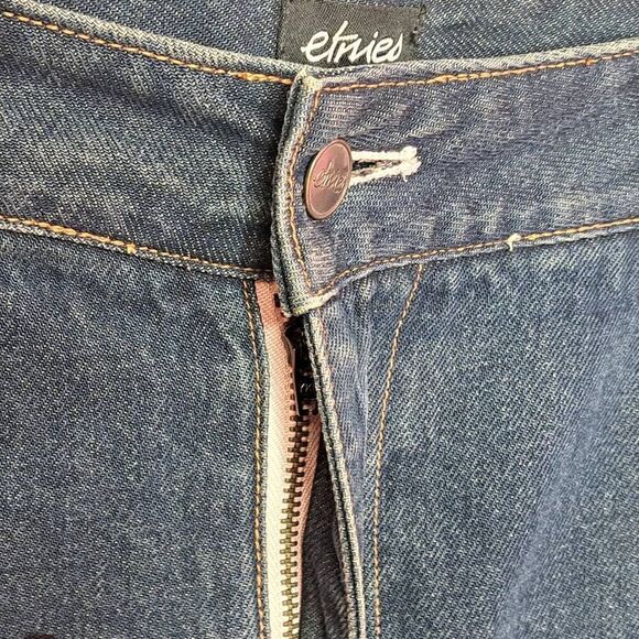 Etnies Junior's Emo Skater Y2K Denim Mini Skirt size 11 - Picture 4 of 7